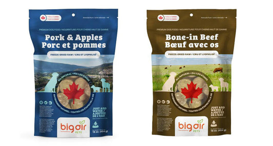 Why Choose Big Air's Freeze-Dried Pet Foods?