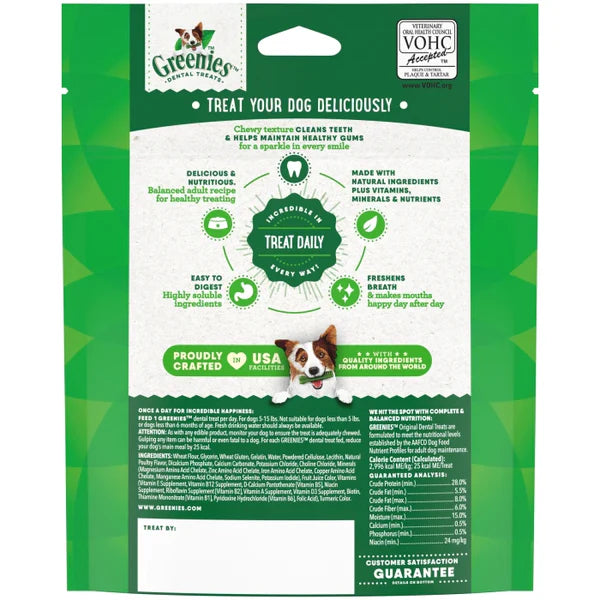 LocalID_68379 Greenies - Dental Chew ORIGINAL Dog Chew - TEENIE - 170GM (6oz) - 22CT