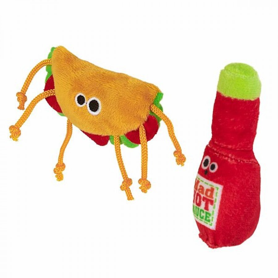 LocalID_65712 Mad Cat - Taco Tuesday Cat Toy - 16.5CM (6.5in) - 2PK