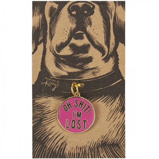 LocalID_70490 Primitives by Kathy - I'm Lost Collar Charm - 2.5CM (1in)-2