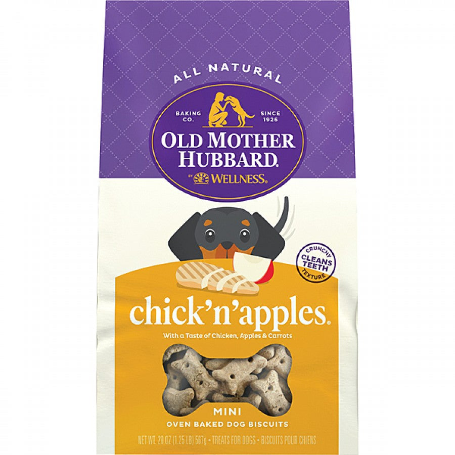 LocalID_56801 Old Mother Hubbard - Classic Oven Baked CHICK 'N' APPLES Dog Treat - MINI - 567GM (20oz)