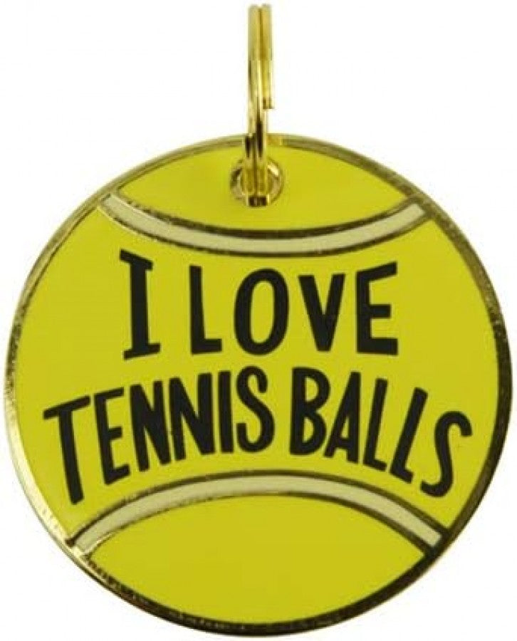 LocalID_70497 Primitives by Kathy - Tennis Balls Collar Charm - 2.5CM (1in)-1