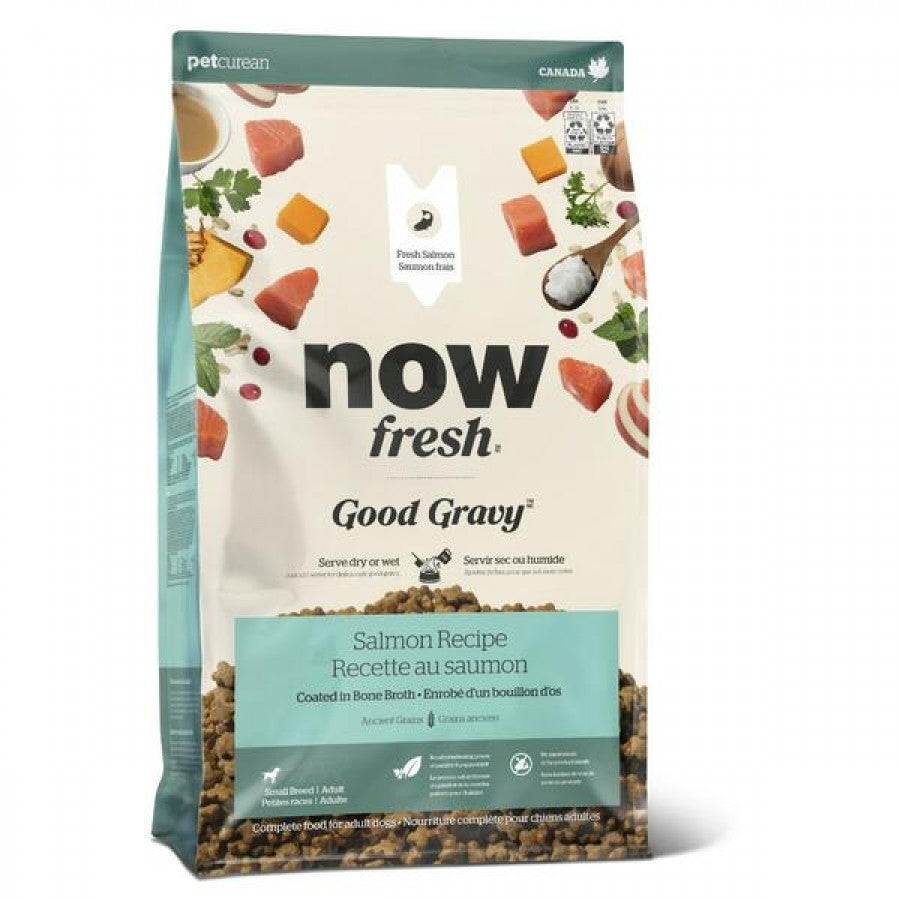 LocalID_67379 Petcurean - NOW Good Gravy SMALL BREED Adult SALMON Dry Dog Food - 5.44KG (12lb)