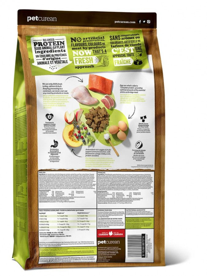 LocalID_44546 Petcurean - NOW TURKEY SALMON DUCK Small Breed Adult - 2.72KG (6LB)