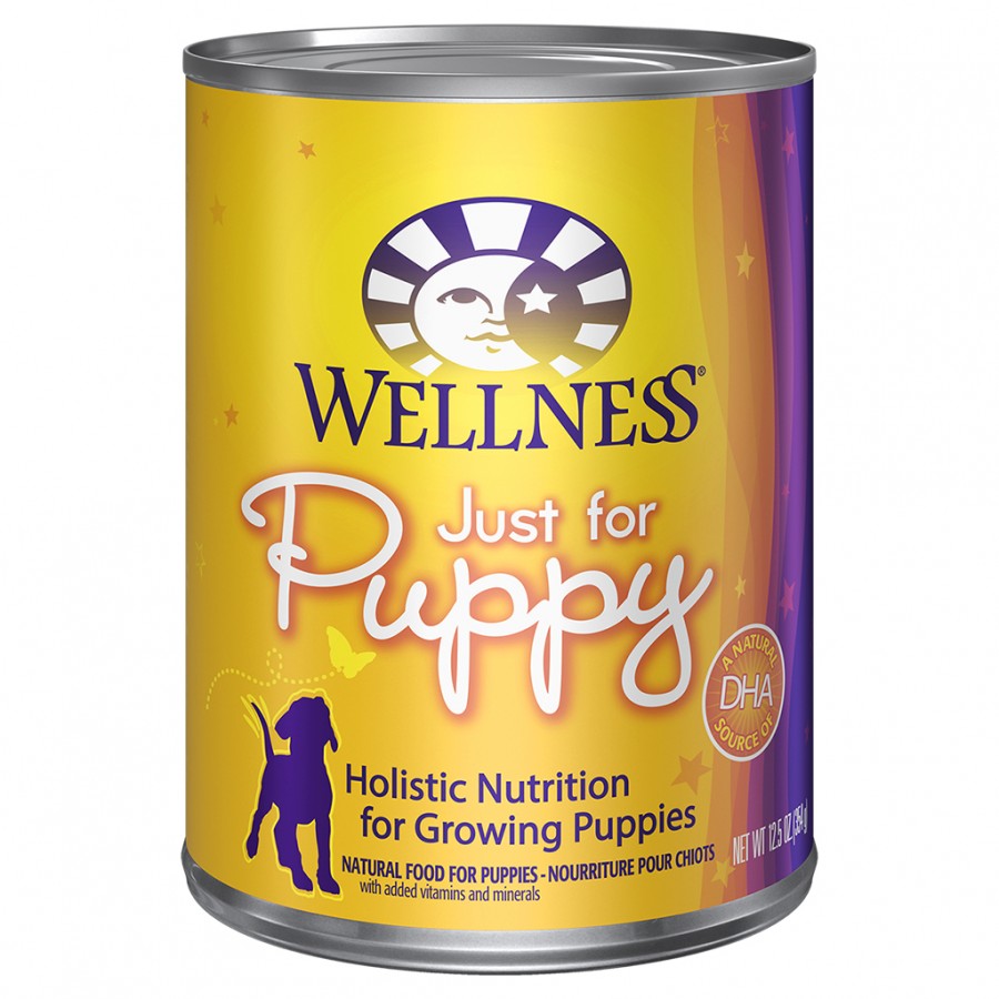 *S.O. - Up to 2 Week Wait* Wellness - Just For Puppy Wet Dog Food - 354GM (12.5oz)