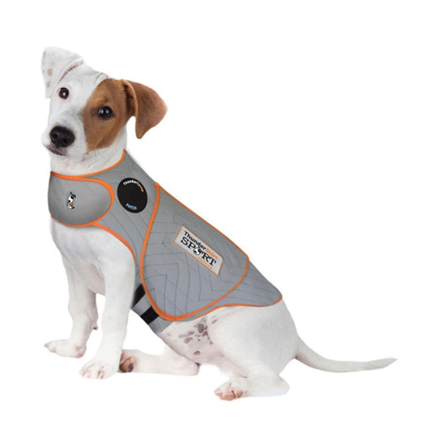 LocalID_35261 Thunderworks - Thundershirt - Sport Platinum Anxiety Solution for Dogs - Small