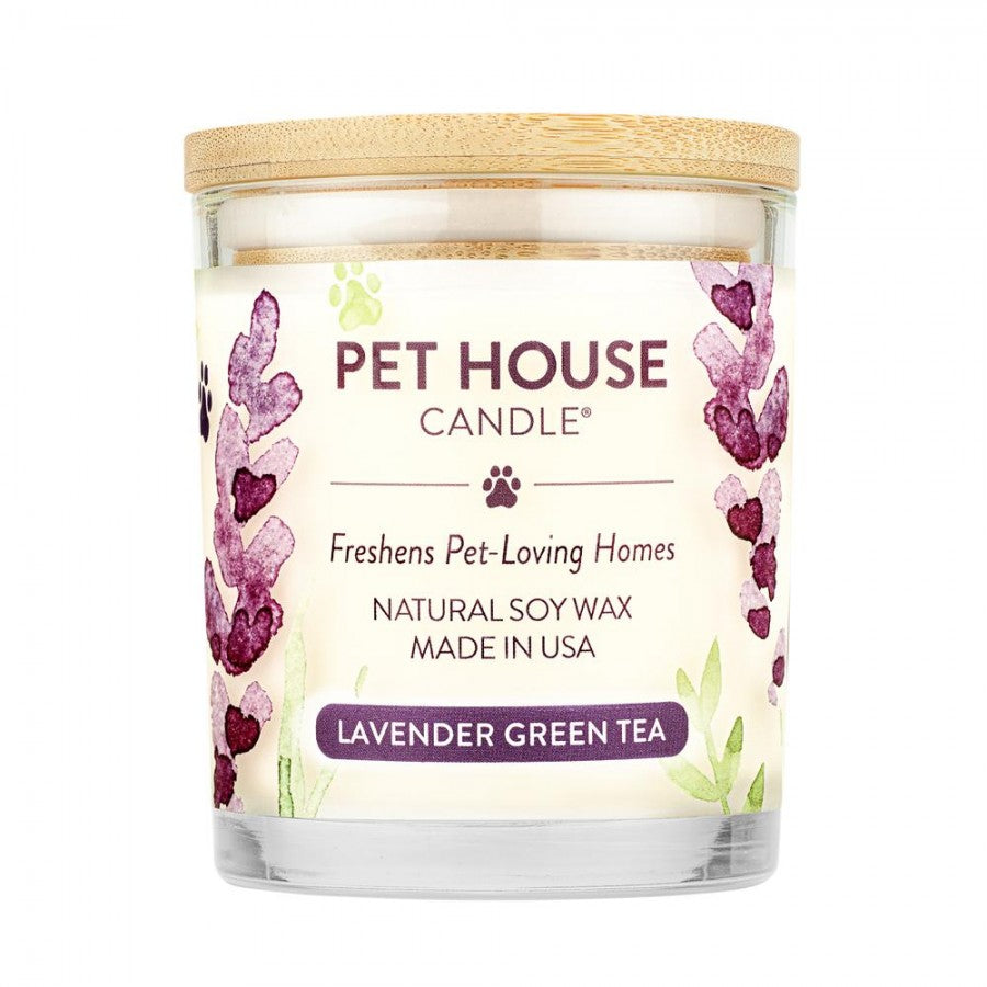Pet House - Candles - Lavender Green Tea - LARGE - 11x9CM (4x3.5in)