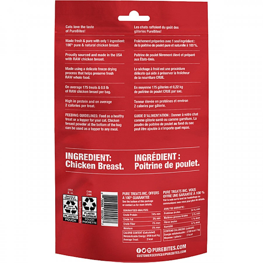 LocalID_65832 PureBites - Freeze Dried CHICKEN BREAST Cat Treats - 31GM (1.1oz)
