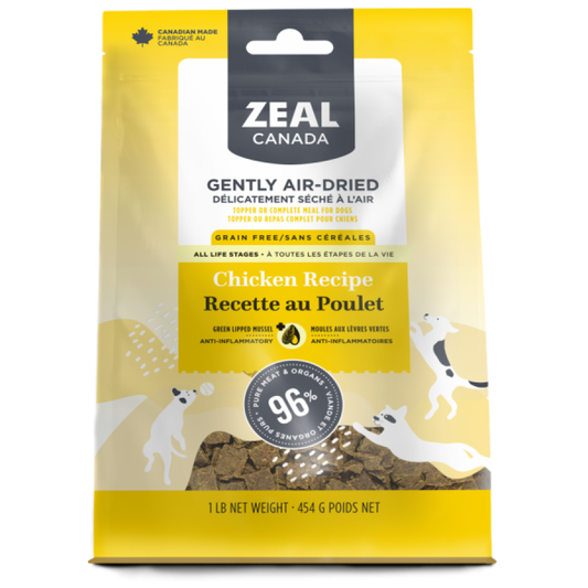 LocalID_49088 Zeal CND - Dog GF Air-Dried Chicken - 454g (1lb)