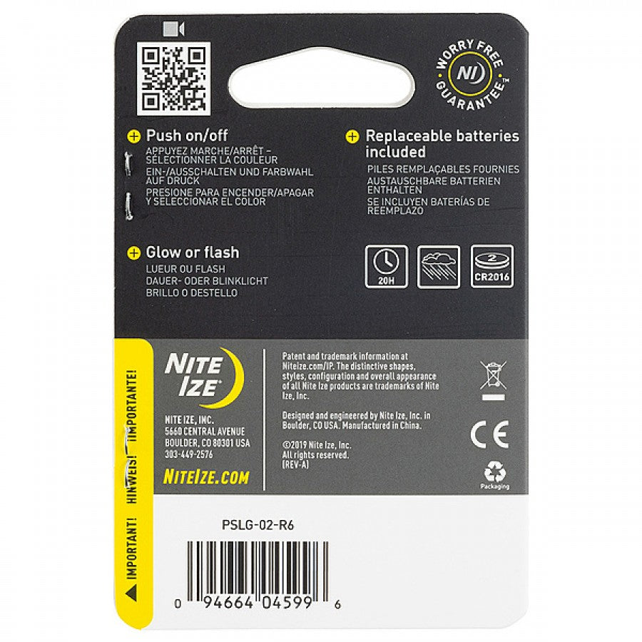 *DISC* Nite Ize - SpotLit Collar Light - WHITE - 4CM (1.5in)