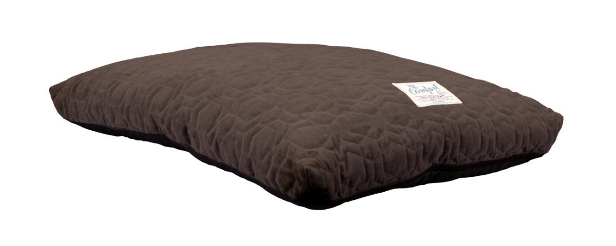 LocalID_70724 Happy Tails - Quilted Comfort Bed - CHOCOLATE - 68.5x91.5CM (27x36in)