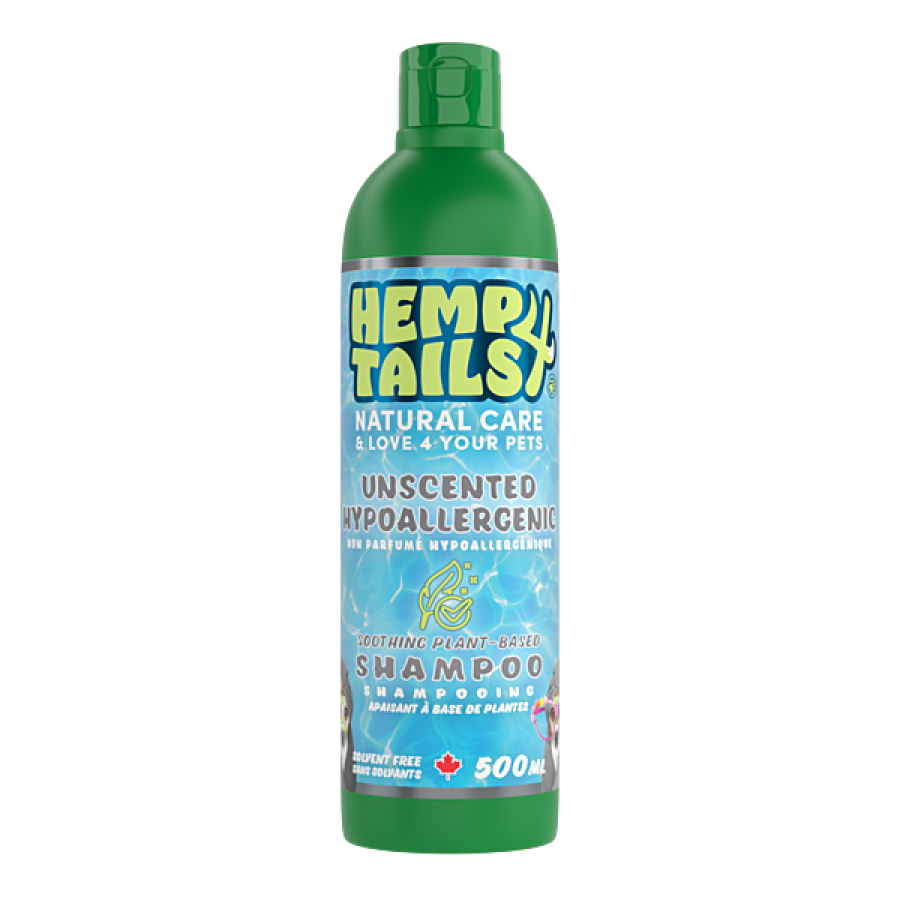 LocalID_58126 Hemp 4 Tails - Natural Hypoallergenic Unscented Dog Shampoo - 500ML (16.9oz)