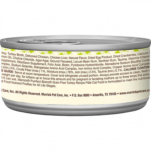 LocalID_65229 Merrick - TURKEY Pate Classic Wet Cat Food - 156GM (5.5oz)