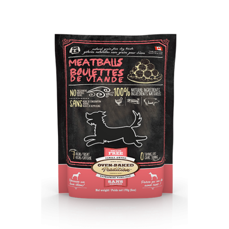 LocalID_44434 Oven-Baked Tradition - Dog GF Meat Balls Chicken & Pork - 170g (6oz)