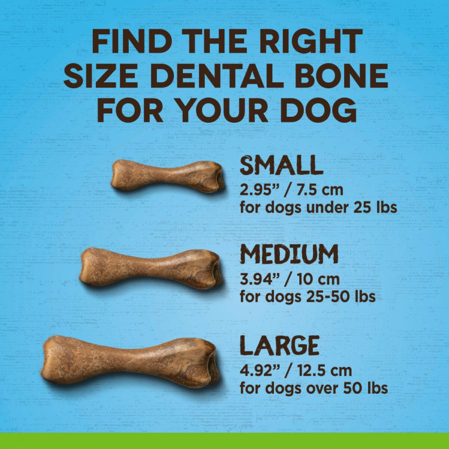 Zoë - Dog Dental Bones - VANILLA and MINT Flavour - MEDIUM - 5.4-9KG (12-20lb) - 243GM (8.5oz)