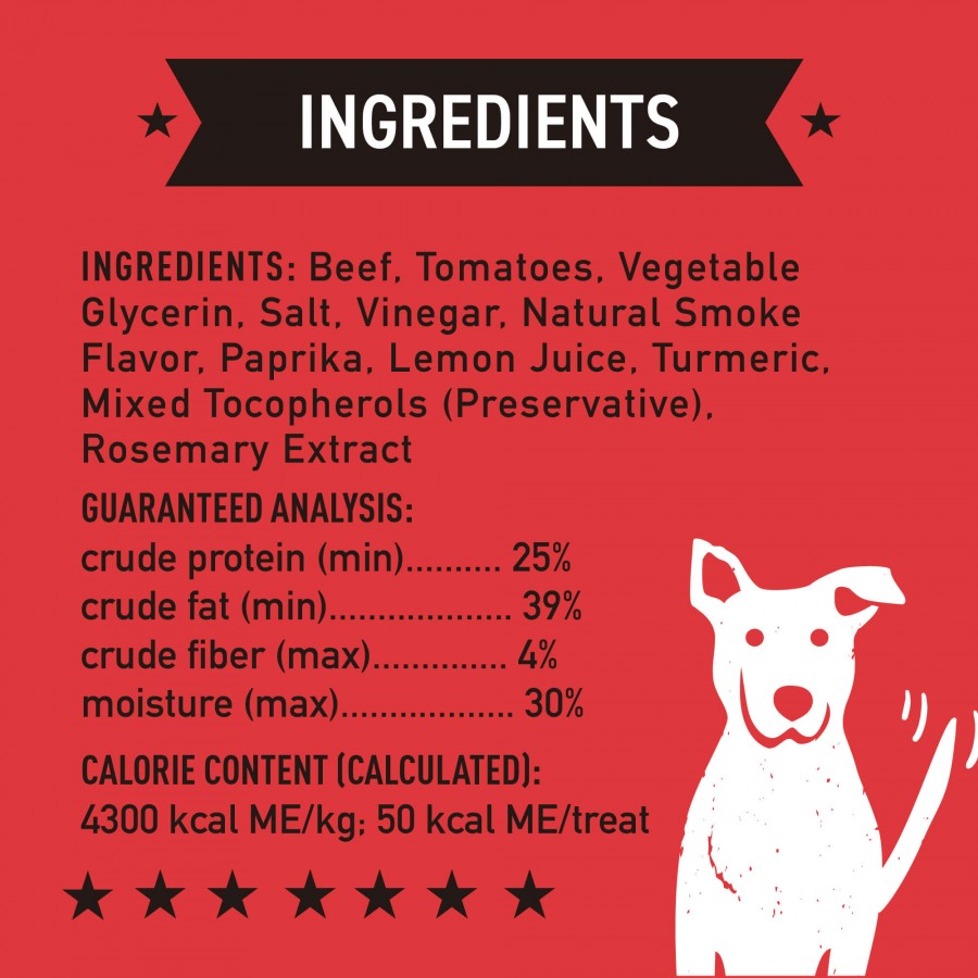 Cloud Star - Wag More Bark Less Jerky TEXAS STYLE BBQ BEEF Dog Treat - 284GM (10oz)