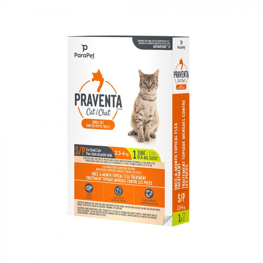 LocalID_71208 Parapet - Praventa for SMALL Cats - 2.3 - 4KG - 1 Tube