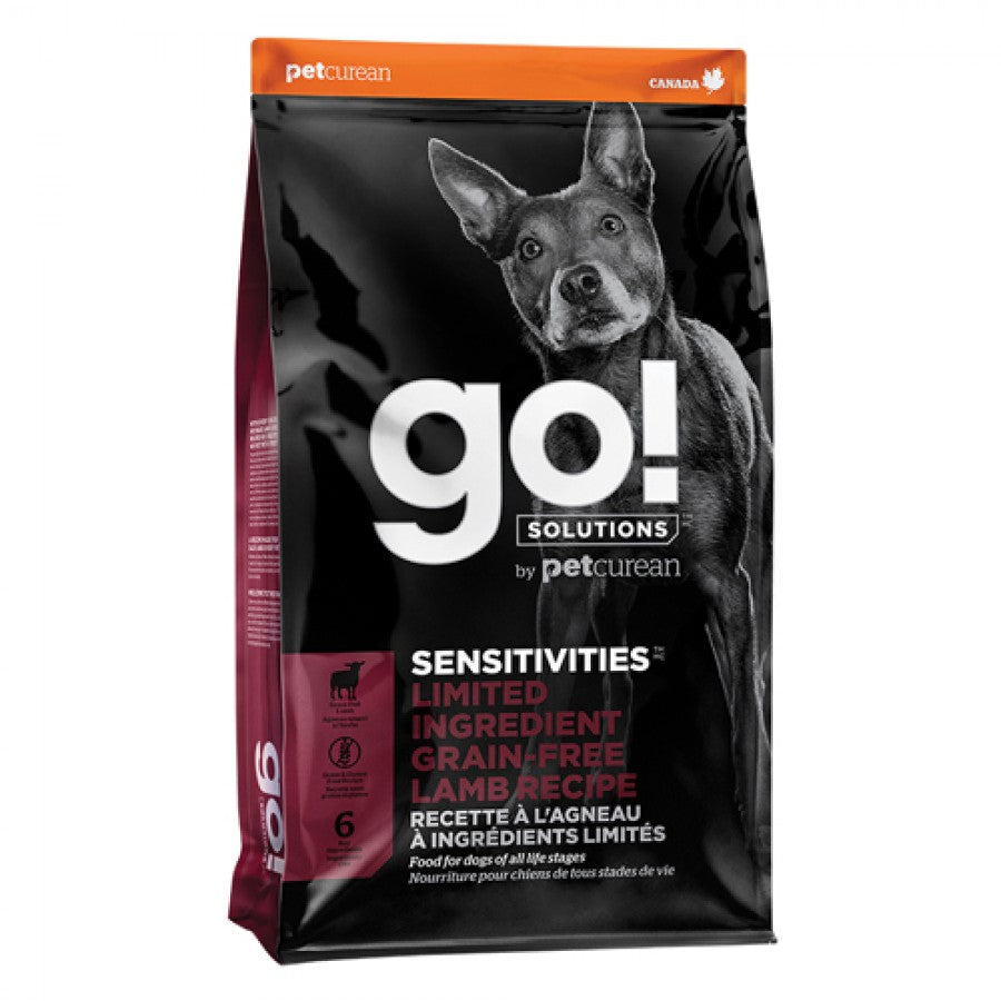 LocalID_45985 Petcurean - GO! Sensitivities LID GF LAMB Dry Dog Food - 9.98KG (22lb)
