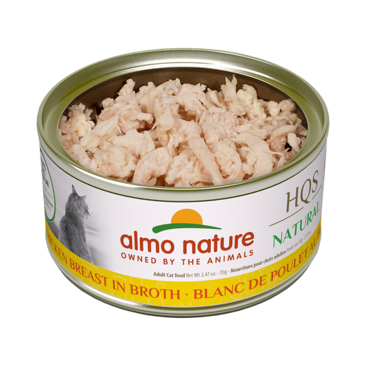 LocalID_65154 Almo Nature - CHICKEN BREAST IN BROTH Wet Cat Food - 70GM (2.4oz)