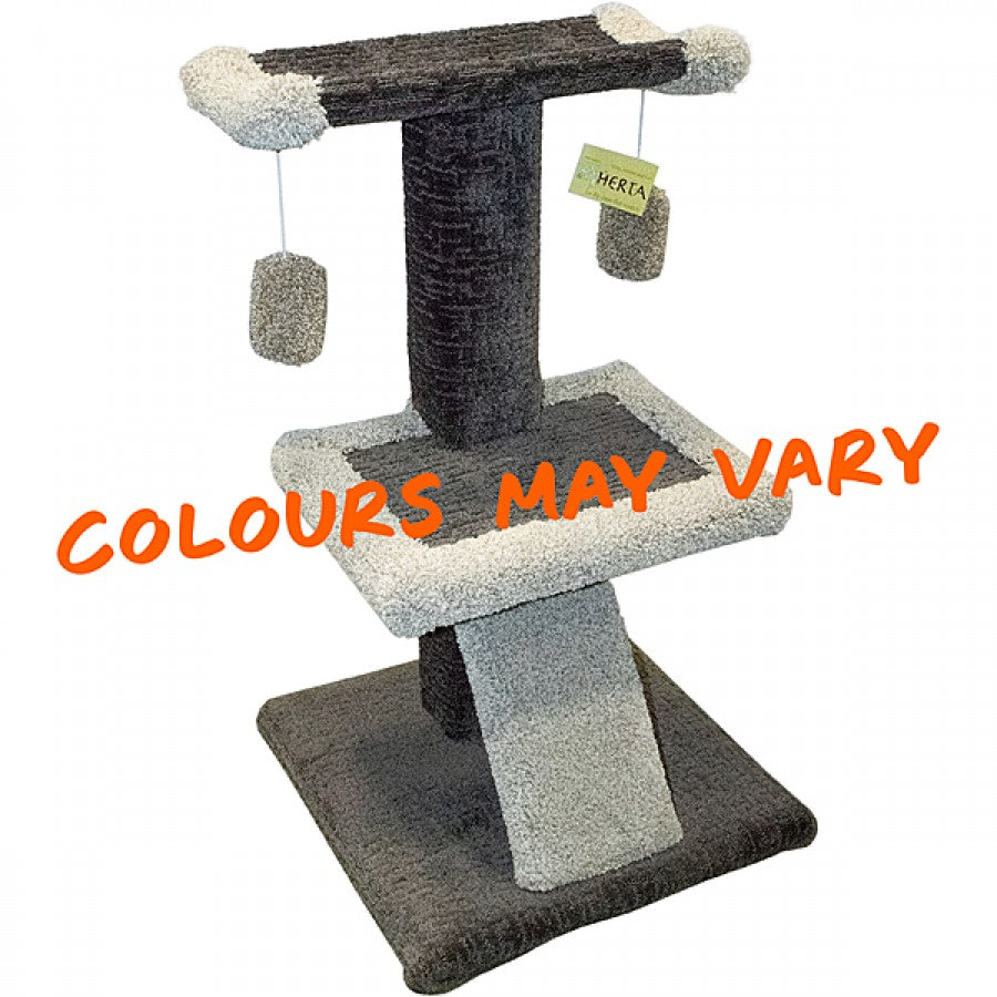 LocalID_65475 Herta Pet - Deluxe T-Bar Cat Tree - 81CM High (2.5in)