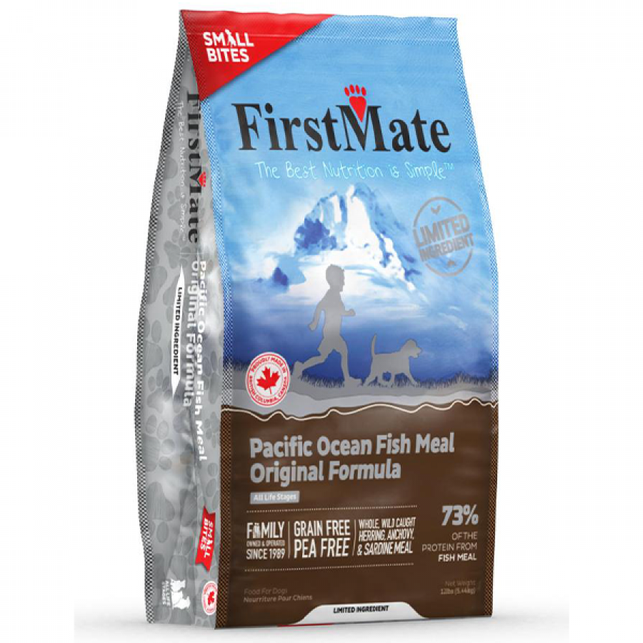 LocalID_64675 irstMate - GF LID Pacific Ocean FISH Small Bites Dry Dog Food - 5.44KG (12lb)