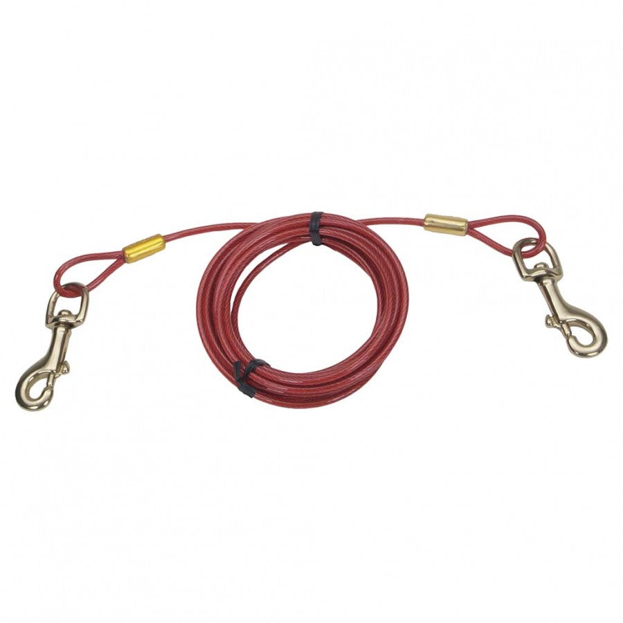 LocalID_34725 Coastal - Titan Cable Tie Out With Brass Snap - Heavy