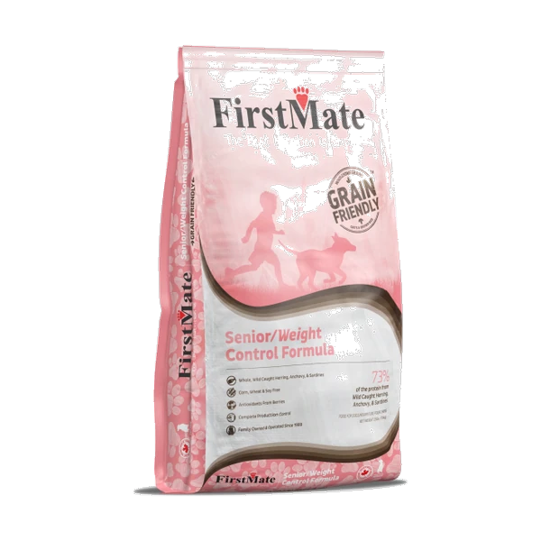 FirstMate - Grain Friendly SENIOR/WEIGHT CONTROL Dry Dog Food - 11.4KG (25lb)