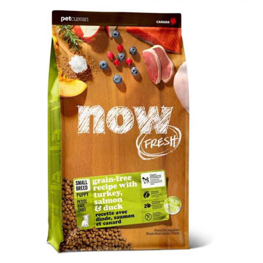 LocalID_43944 Petcurean - NOW Turkey Salmon Duck SMALL BREED ADULT Dog Food - 5.44kg