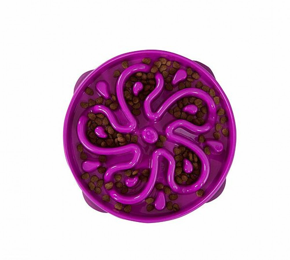 Outward Hound - Fun Feeder Flower - PURPLE - LARGE - 28.5CM (11in)