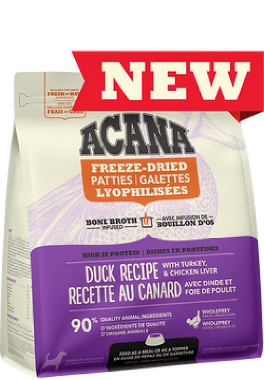 LocalID_41905 Champion Foods - Acana Freeze Dried Patties DUCK Dog Food