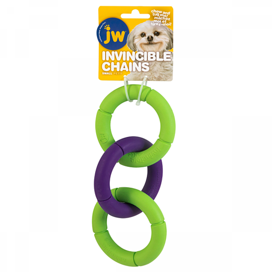 LocalID_69730 JW Pets - Invincible Chains Triple Dog Toy - SMALL - 20CM (8in)