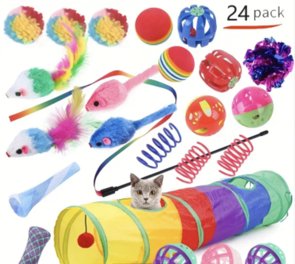 FLPet - Cat Mutli Toy Package - 24 PCS