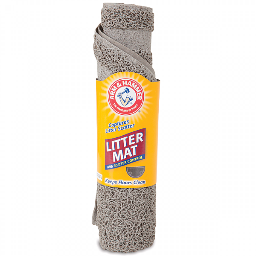 LocalID_65396 Arm and Hammer - Half Circle Litter Mat - 59.7 x 35.6CM (23.5 x 14in)