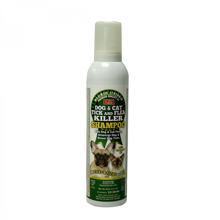 Doktor Doom - Tick & Flea SHAMPOO Cat & Dog - 225GM (8oz)