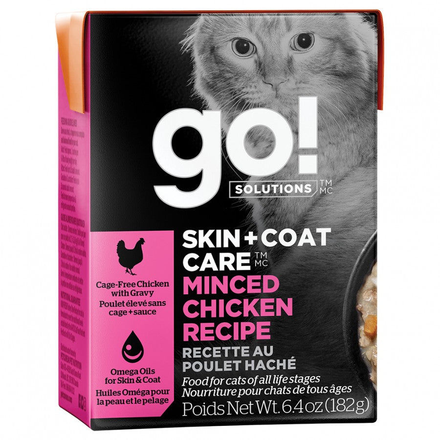 LocalID_27251 Petcurean - GO! CAT Skin and Coat Minced Chicken - 182G (6.4oz)