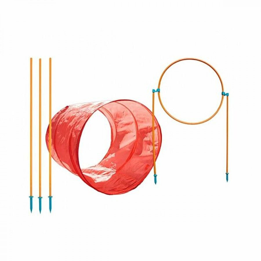 LocalID_60104 Outward Hound - ZipZoom OUTDOOR Agility Kit Orange Training Kit