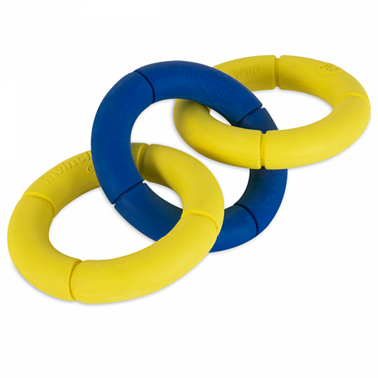 LocalID_69729 JW Pets - Invincible Chains Triple Dog Toy - SMALL - 20CM (8in)