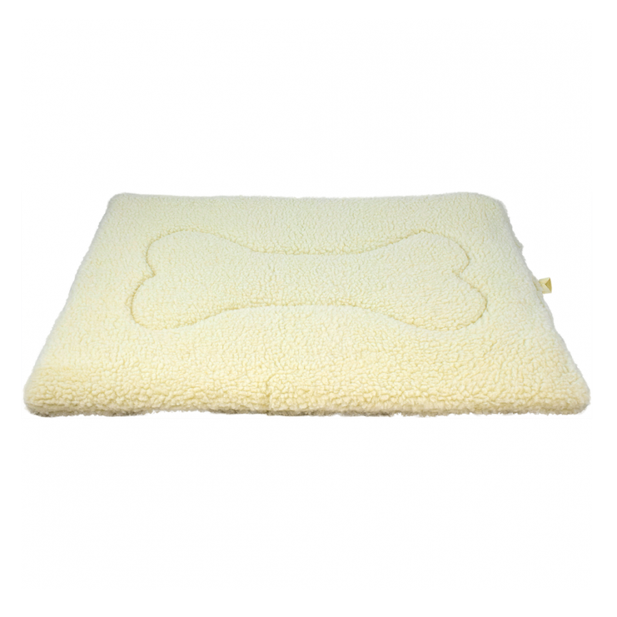 LocalID_43360 Unleashed - FLOP Natural Flat SHERPA Dog Mat Natural - XXLarge - 122x76cm (48x30in)