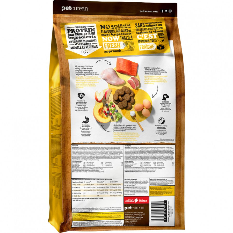 LocalID_44550 Petcurean - NOW TURKEY SALMON DUCK Puppy - 9.98KG (22LB)