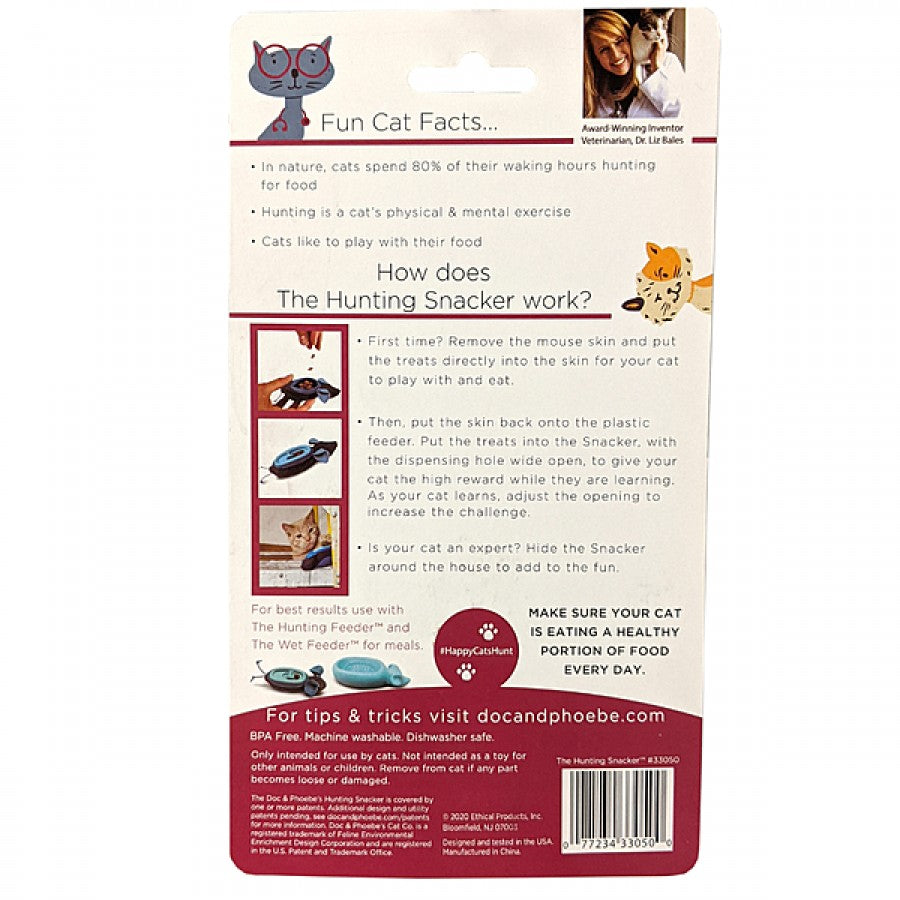 *DNR* Doc and Phoebe - The Hunting Snacker Cat Toy - 14CM (5.5in)