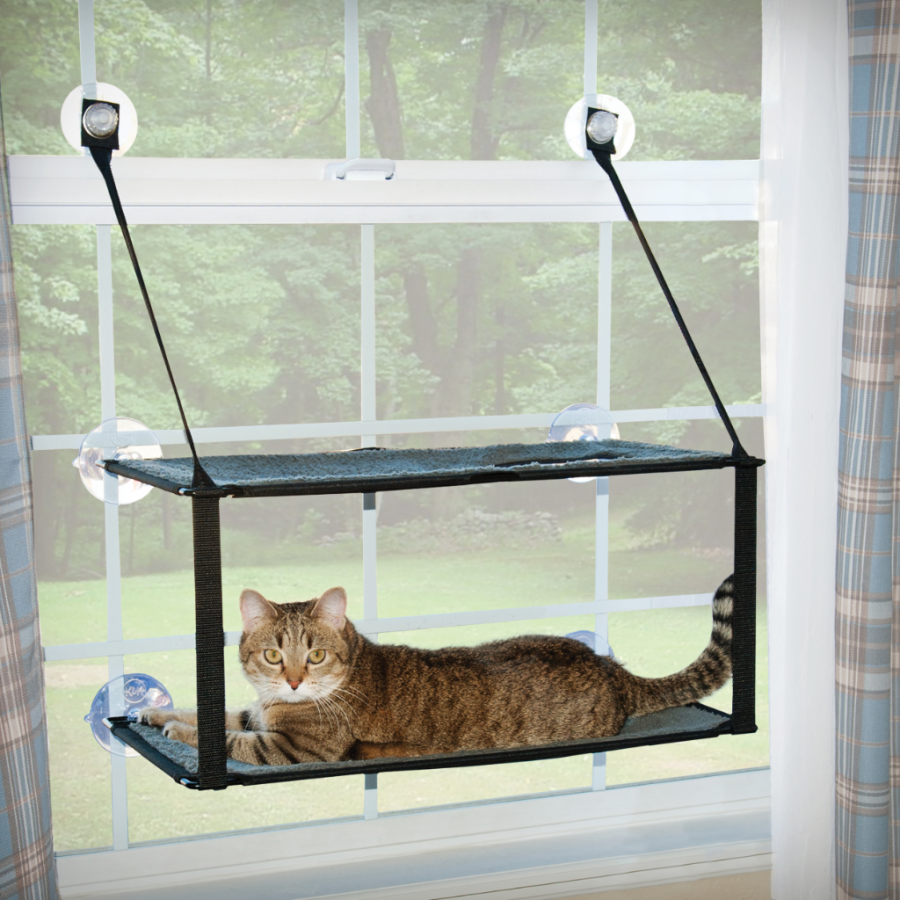 LocalID_53174 K&H - Kitty Sill EZ Mount Window Double - 58x30CM (24x12IN)