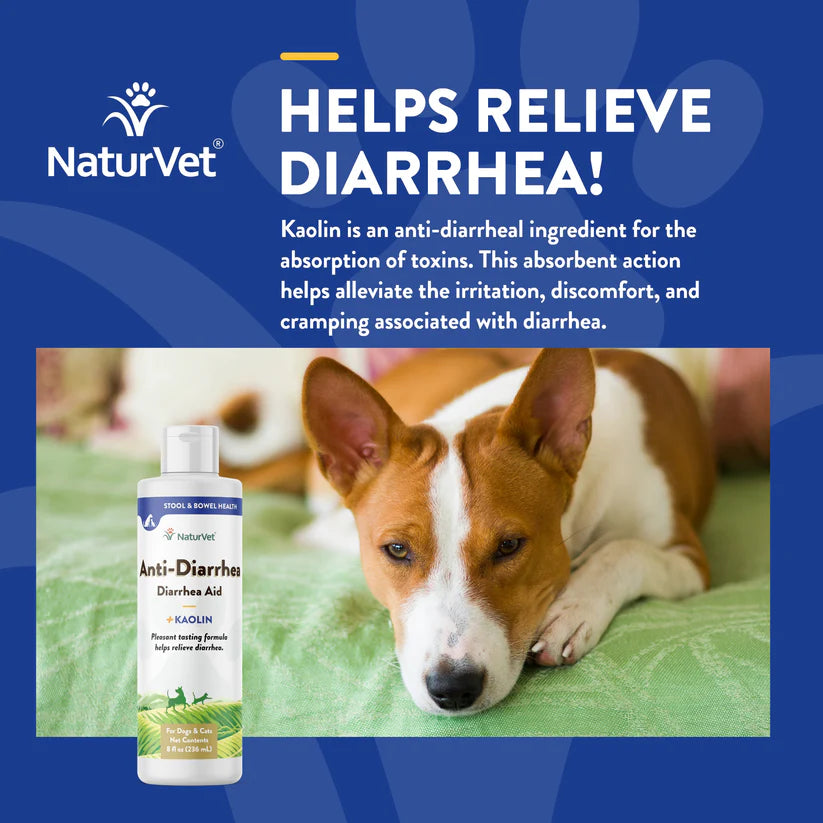 LocalID_68531 NaturVet - Anti Diarrhea for Dogs & Cats - 236ML (8oz)
