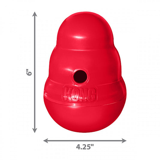 LocalID_69949 Kong - Wobbler Dispenser Dog Treat Toy - SMALL - 15.5CM (6in)