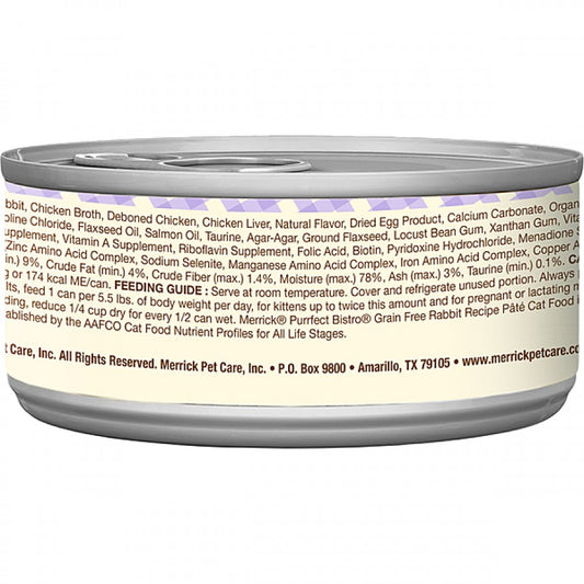 LocalID_65230 Merrick - RABBIT Pate Wet Cat Food - 156GM (5.5oz)