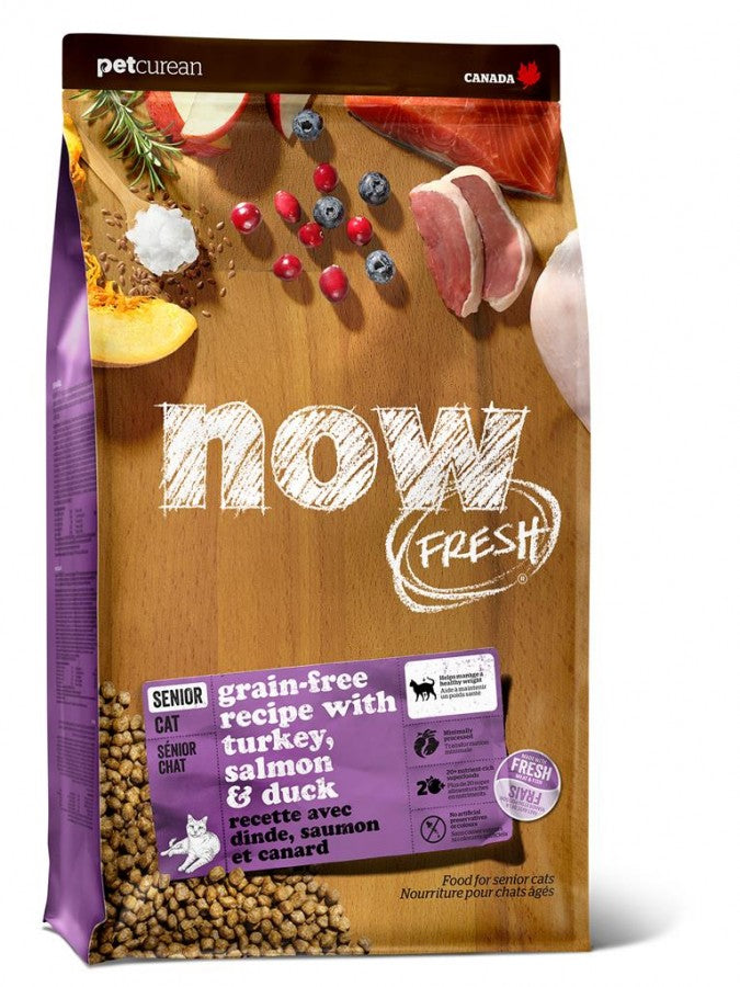 LocalID_44642 Petcurean - NOW CAT TURKEY SALMON and DUCK SENIOR - 3.63kg (8LB)