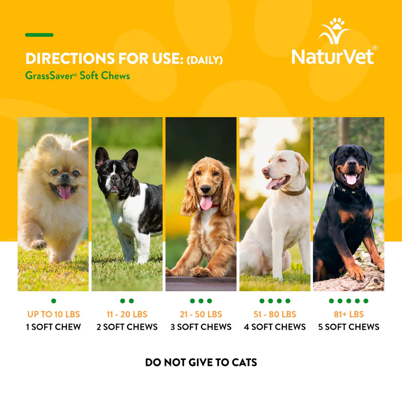 LocalID_70186 NaturVet - Grass Saver Soft Chew - 120CT