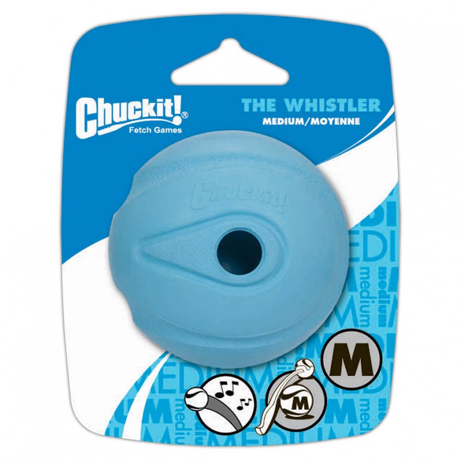 LocalID_44804 Chuckit! - The Whistle Ball - Medium - 6.4cm