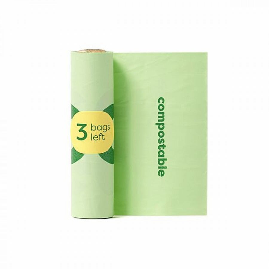 LocalID_66142 Earth Rated - COMPOSTABLE Refill Poop Bags - UNSCENTED - 8 Roll 120 Bags