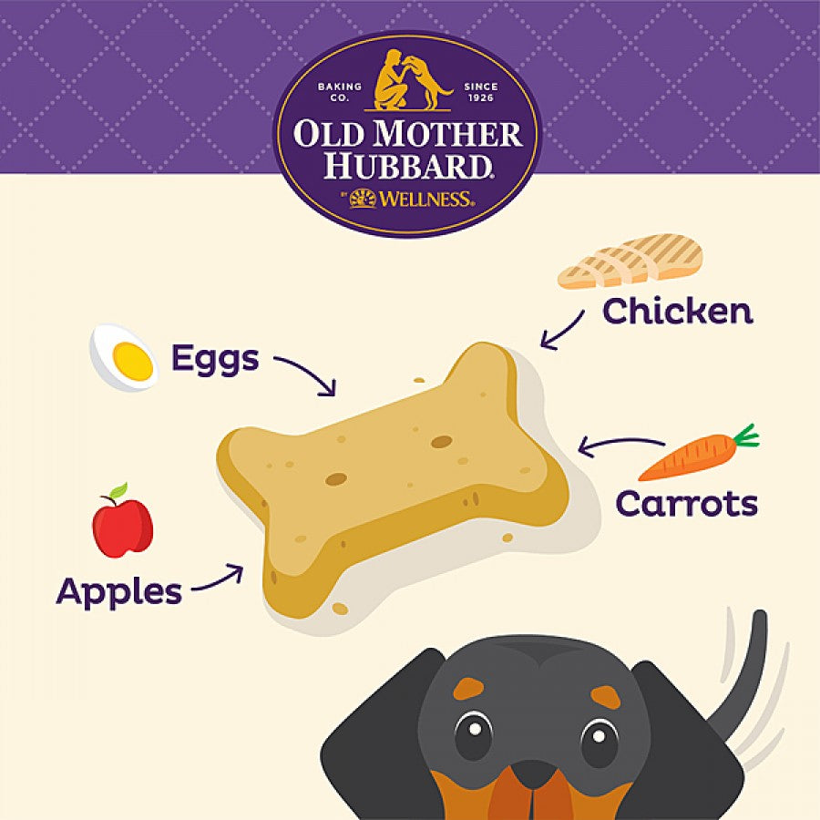 LocalID_68689 Old Mother Hubbard - Classic Oven Baked CHICK 'N' APPLES Dog Treat - MINI - 567GM (20oz)