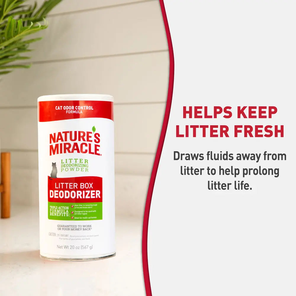 LocalID_71171 Nature's Miracle - Cat Litter Box Deodorizer Powder - 567GM (20oz)